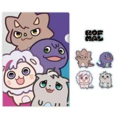 ROF-MAO クリアファイル＆オーロラステッカーセット　ろふまる　ろふまお