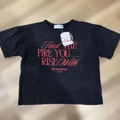 RRMOMENT ロゴプリント Tシャツ 130 新品未使用　ルルモーメント