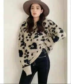 レオパード ニット