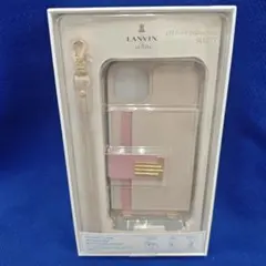 Cd4)LANVIN en Bleu iPhone13ケース ロングストラップ付のサムネイル