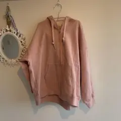 Lovetoxic ピンク フード付きパーカー S 140裏起毛　新品