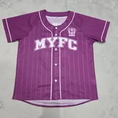 藤枝MYFC　ベースボールシャツ　L　パープル　　12番　ユニフォームのサムネイル