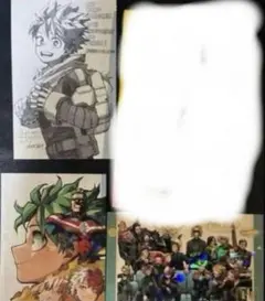 最強ジャンプ2025年　1月号付録 僕のヒーローアカデミア２枚＋オマケ