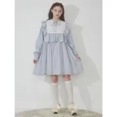 MILK リボンタイワンピース 水色 ブルー - メルカリ