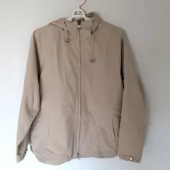 クロコダイル「フーデッドジャケット」ライトベーシュ　Мサイズ