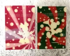 ウォルトディズニー110周年　ミッキー　ミニー3Dポストカード ハガキ