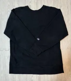 リバースウィーブ ブラック スウェット