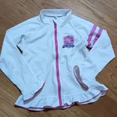 子供用ホワイトラッシュガード