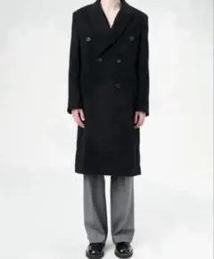 ビンテージ　カシミアブレンドロングコートのサムネイル