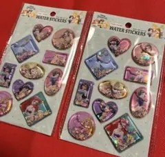 セリア ウォーターシール ディズニープリンセス　2点セット　匿名配送