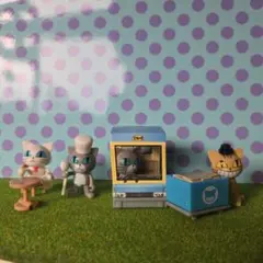 猫ガチャガチャ フィギュアセット