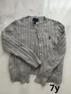 POLO RALPH LAUREN グレー カーディガン S/P