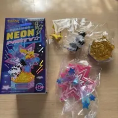 ポケモン リーメント ネオンパーティー ピカチュウ ガラルジグザグマ フィギュア