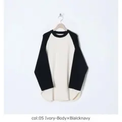 blurhms ブラームス ベースボール ラグランT シルク 未使用 サイズ4のサムネイル
