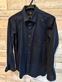 ファインクロスストレッチスリムフィットブロードシャツ　UNIQLO
