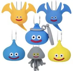 ドラゴンクエスト 立体シリコン モンスターキーホルダー　スラミチ編　全種６個