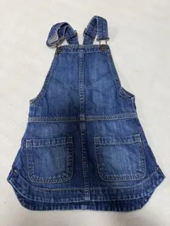 デニムジャンバースカート 110cm