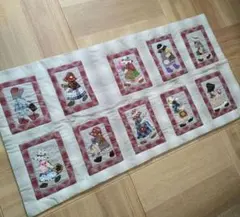 ハンドメイド パッチワーク キルト タペストリーのサムネイル