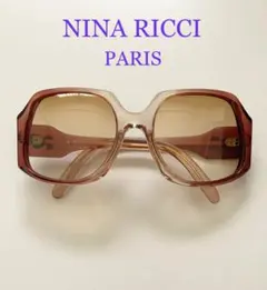 NINA RICCI PARIS ヴィンテージサングラス ブラウン系