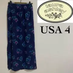 laura ashley フローラルロングスカート USA 4