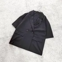 SNIDEL - Sustainableオーバーサイズアシメトリージャケット　BLACK SNIDEL Sustainableオーバーサイズアシメトリージャケット 黒 - メルカリ