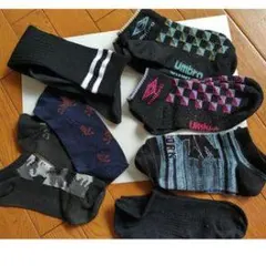 キッズ靴下セット ブラック系 8足