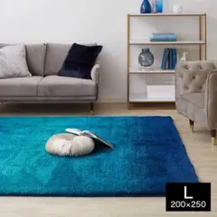 LOWYA グラデーション ラグ Lサイズ 200×250