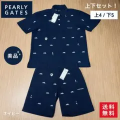 【新品タグ付き】パーリーゲイツ セットアップ 半袖ポロシャツ ショートパンツ 新品タグ付き】パーリーゲイツ セットアップ 半袖ポロシャツ ショート