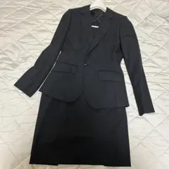 【超美品✨】HILTON ストライプ 黒 スーツ