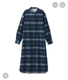 無印良品　フランネルワンピース　長袖