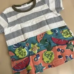 familiar ファミリア フルーツ柄 Tシャツ 130のサムネイル