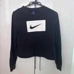Nike ブラック クロップドスウェット L
