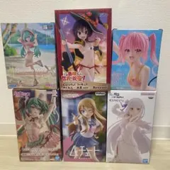 最新含む美少女フィギュア 6点セット まとめ売り 初音ミク このすば
