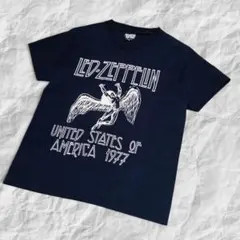 Y2K レッドツェッペリン プリントTシャツ 紺 レディース Mのサムネイル