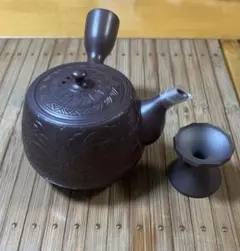 送料無料　時代物　在銘　南蛮手砲口急須/茶注　煎茶道具 送料無料 時代物 在銘 南蛮手砲口急須/茶注 煎茶道具 - メルカリ