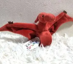 プテラノドン、腕バンド 恐竜のぬいぐるみ タグ付き