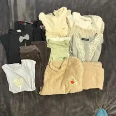 子供服 女の子まとめ売り　9点　110㎝〜130㎝　プティマイン　UNIQLO等