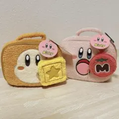 新品未使用　星のカービィ　ＧＵ　ポーチ　カービィ・ワドルディ２種