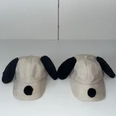 USJ スヌーピー 麦わら風キャップ　SNOOPYキャップ　２点まとめ売り