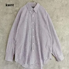 美品✨️kent ケント　ボタンダウンシャツ　長袖　チェック　40-84　L