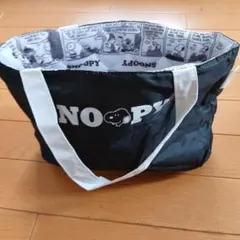 SNOOPY コミックプリント ナイロンバッグ