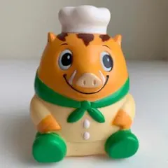 【非売品】昭和レトロ　イノシシコックさん　貯金箱　ファンシー