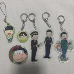 おそ松さん ストラップ バッジ 6個セット