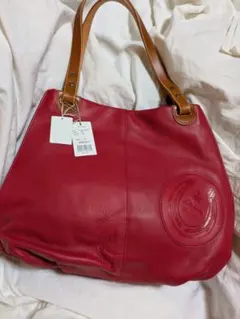 Dakota ダコタ赤 レザー トートバッグ未使用品