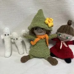 ムーミンキャラクター あみぐるみ 3体セット