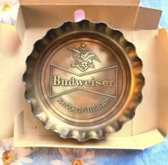 新品未使用 Budweiser ボトルキャップ型 灰皿 アッシュトレイ
