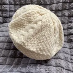 イーストボーイ　ベレー帽　ニットベレー EAST BOY アイボリー