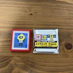【開封のみ】ミャクミャク　阪神タイガース　ミニフレームマグネット　万博