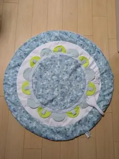 ムーミン プレイマット青(リバーシブル・グレー)
