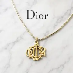 D*プ様 Christian Dior ディオール ネックレス CDロゴ ゴール - メルカリ